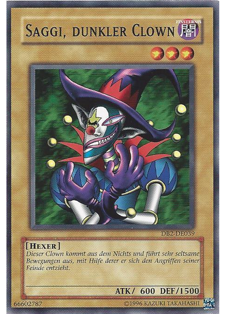 Saggi, dunkler Clown