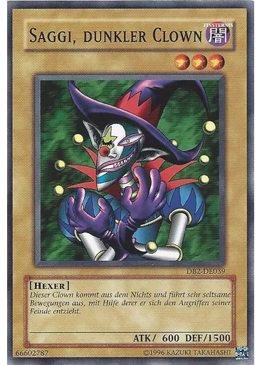 Saggi, dunkler Clown