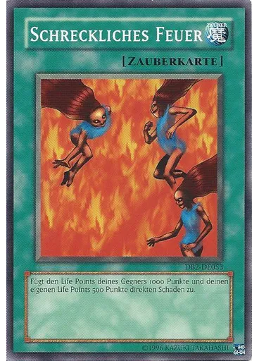 Schreckliches Feuer