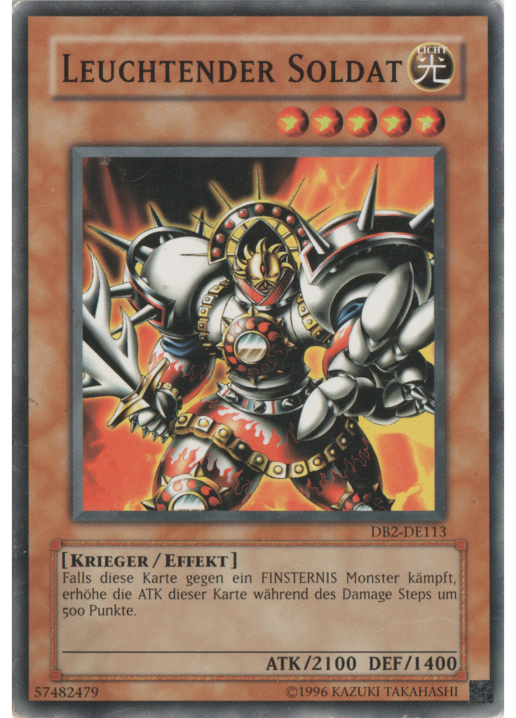 Leuchtender Soldat