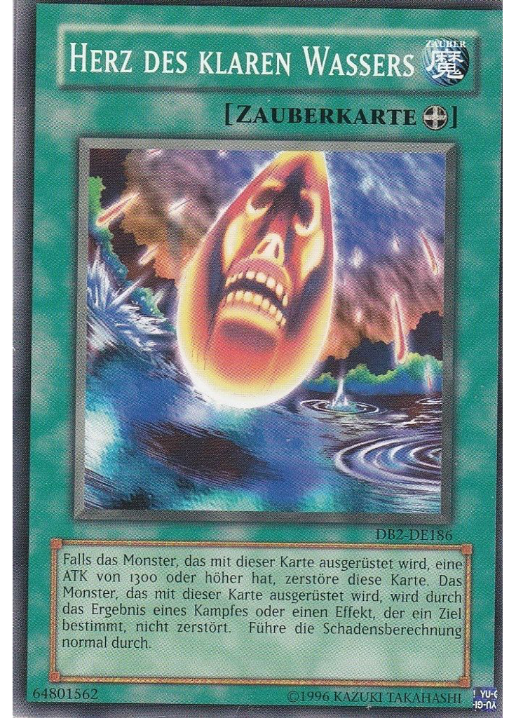 Herz des klaren Wassers