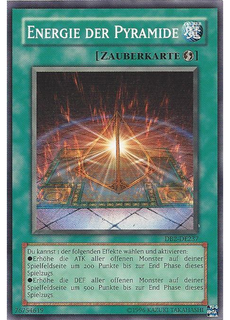 Energie der Pyramide