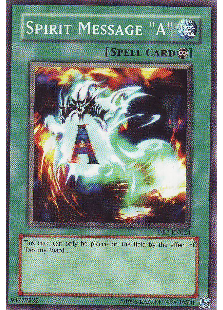 Spirit Message "A"
