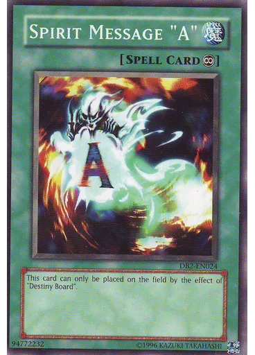 Spirit Message "A"