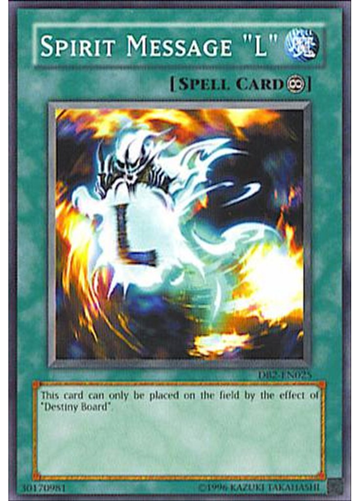 Spirit Message "L"