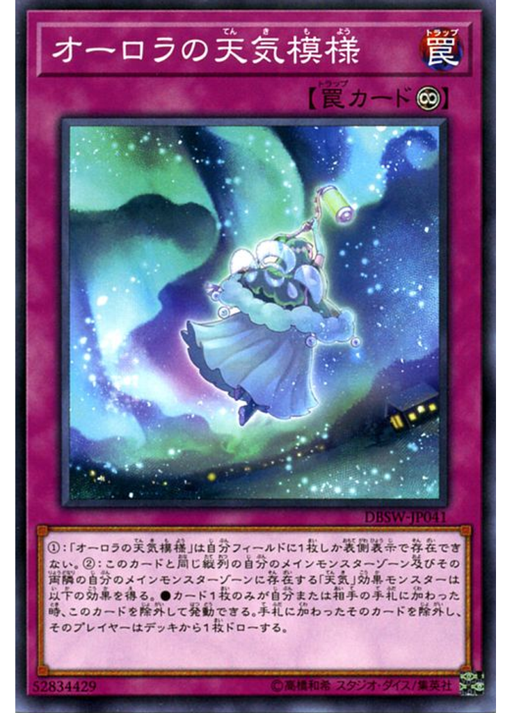 オーロラの天気模様
