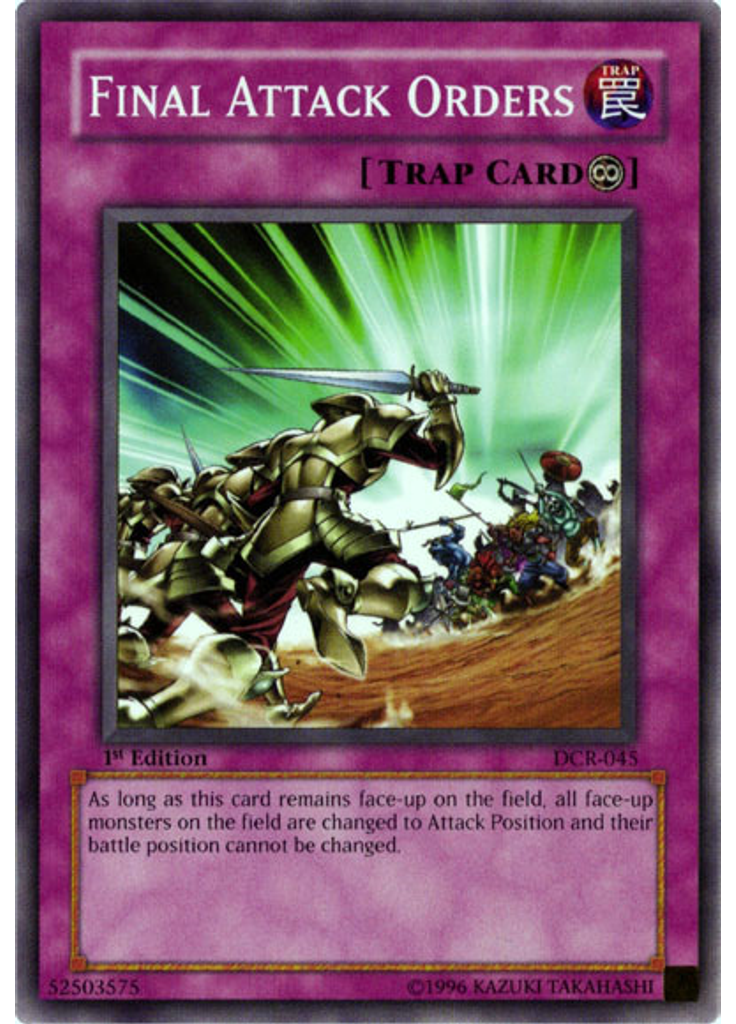 Final Attack Orders
