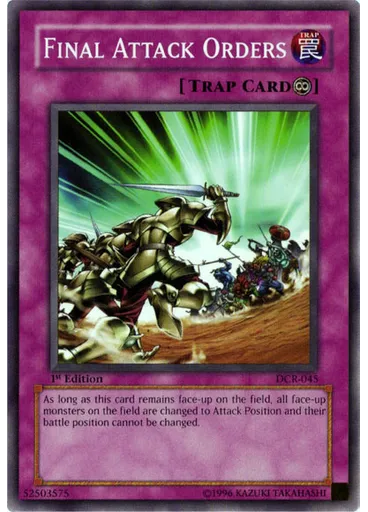 Final Attack Orders