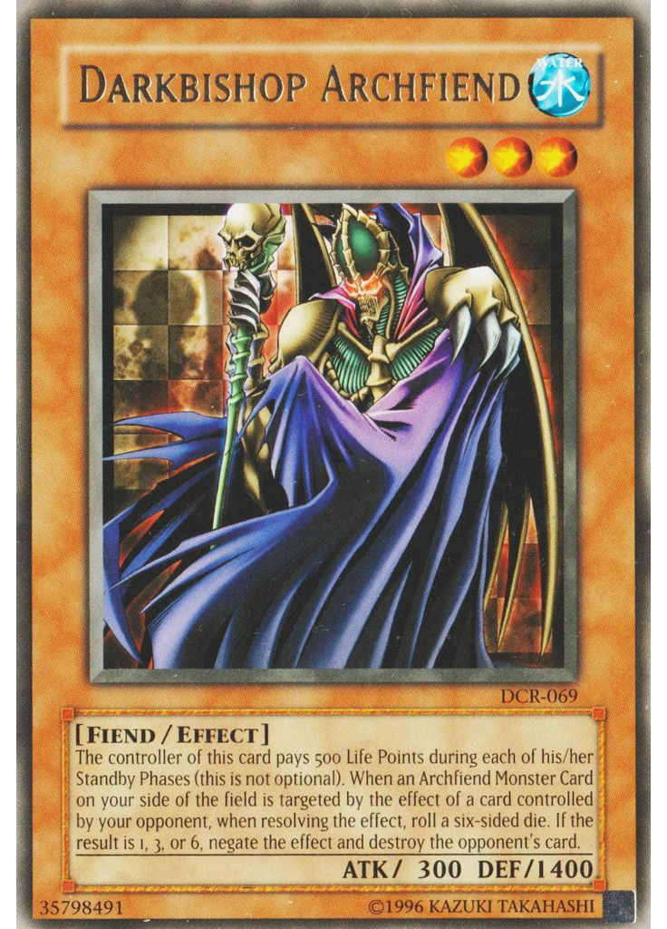 Darkbishop Archfiend (Rare Unlimited Reprint)