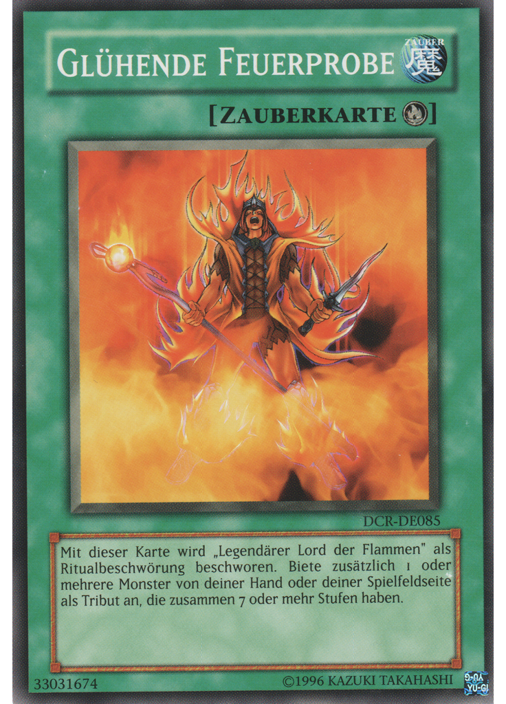 Glühende Feuerprobe