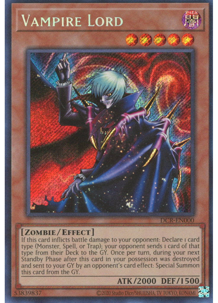 Vampire Lord (Secret Rare Unlimited 25th Anniversary Edition)