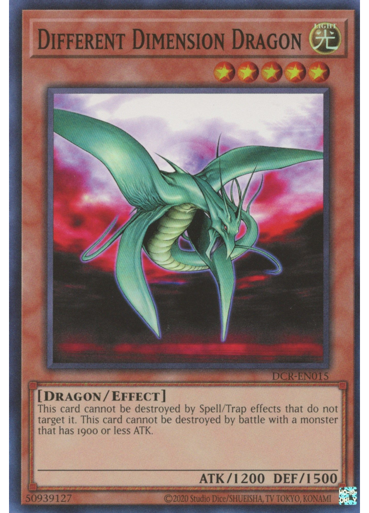 Different Dimension Dragon (Super Rare Unlimited 25th Anniversary Edition)