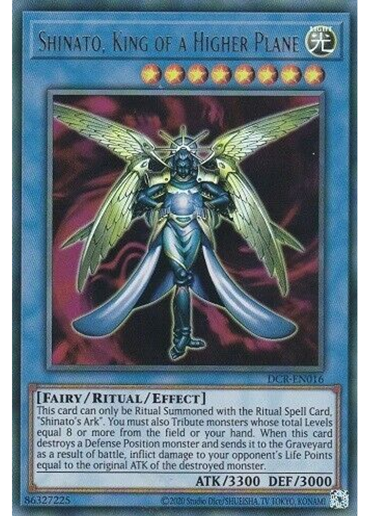 Shinato, King of a Higher Plane (Ultra Rare Unlimited 25th Anniversary Edition)