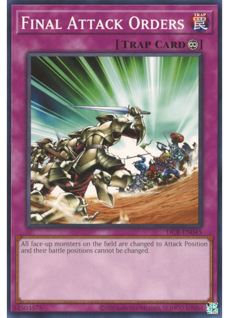 Final Attack Orders (Common Unlimited 25th Anniversary Edition)