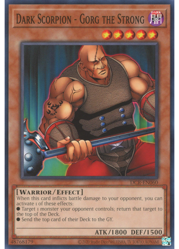 Dark Scorpion - Gorg the Strong (Common Unlimited 25th Anniversary Edition)