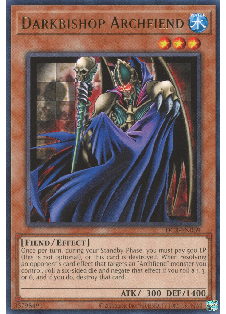 Darkbishop Archfiend (Rare Unlimited 25th Anniversary Edition)