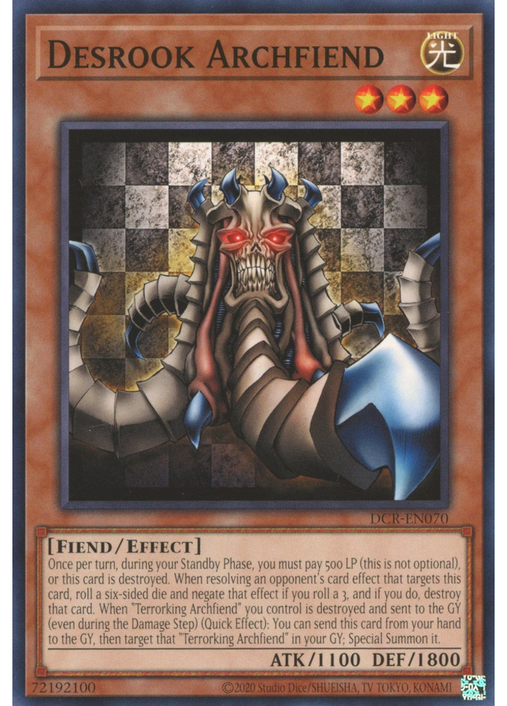 Desrook Archfiend (Common Unlimited 25th Anniversary Edition)