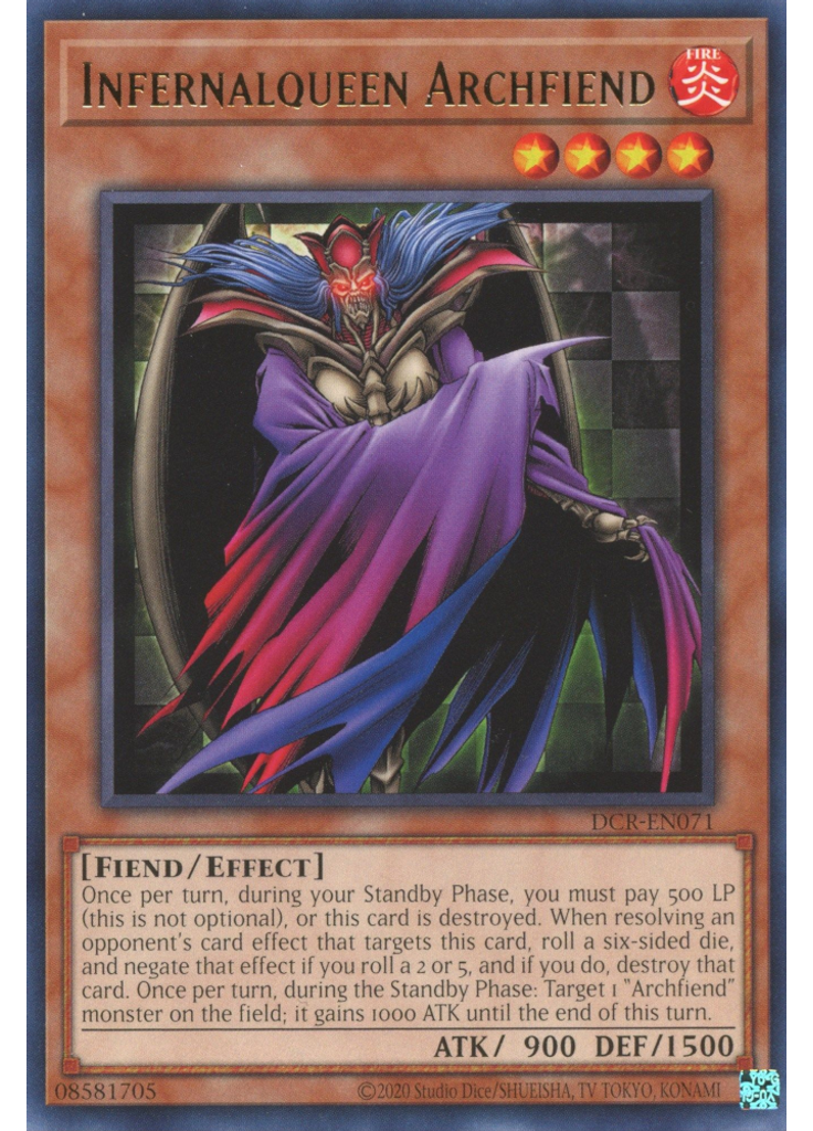 Infernalqueen Archfiend (Rare Unlimited 25th Anniversary Edition)