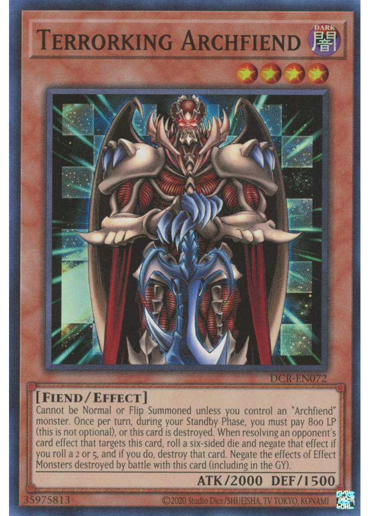 Terrorking Archfiend (Super Rare Unlimited 25th Anniversary Edition)