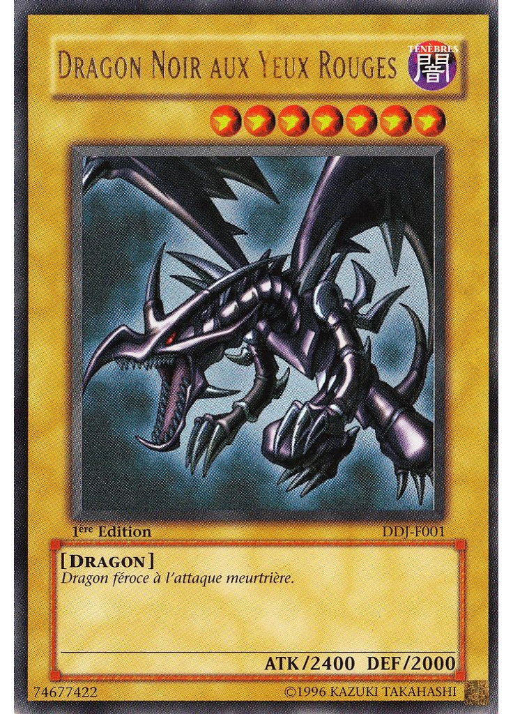 Dragon Noir aux Yeux Rouges