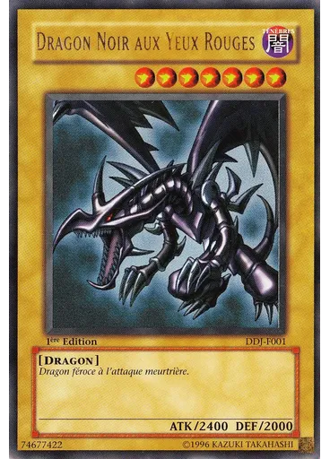 Dragon Noir aux Yeux Rouges