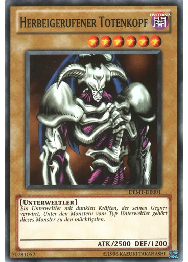 Herbeigerufener Totenkopf