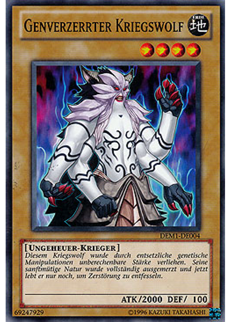 Genverzerrter Kriegswolf