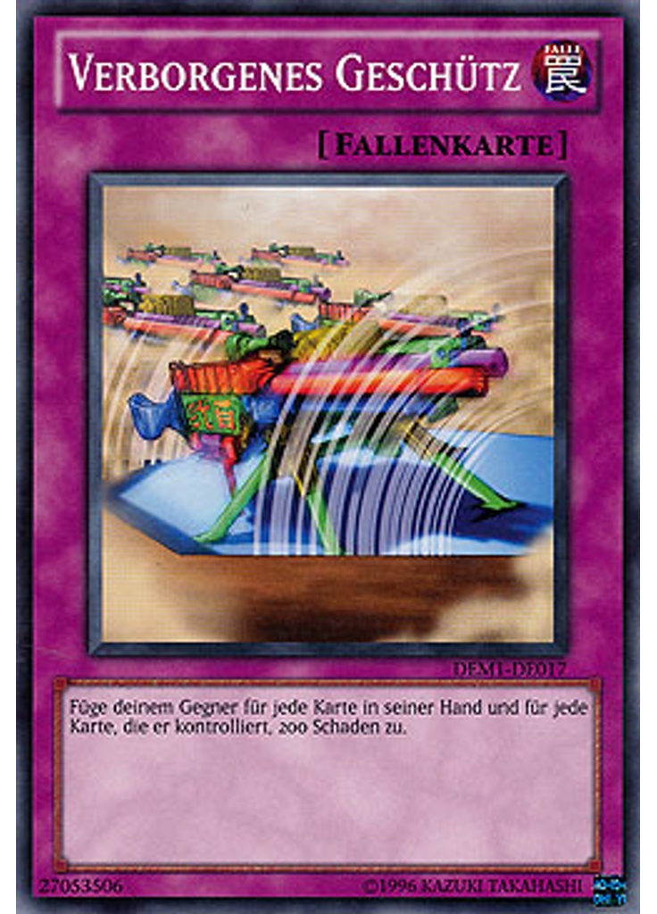 Verborgenes Geschütz
