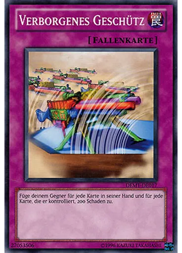 Verborgenes Geschütz