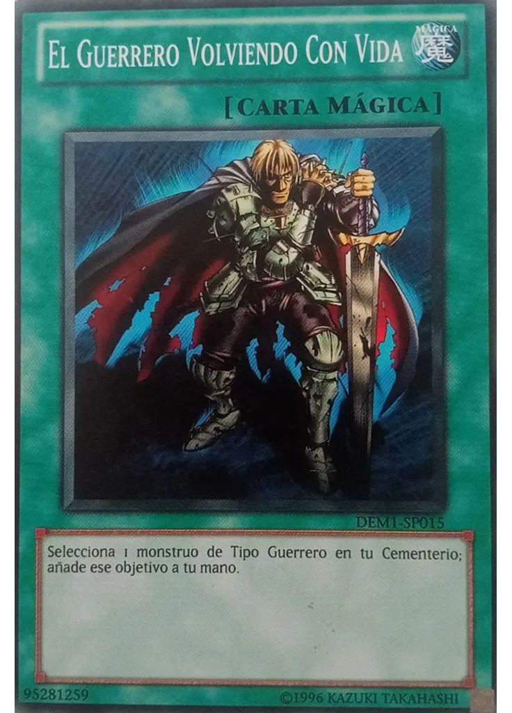 El Guerrero Volviendo Con Vida