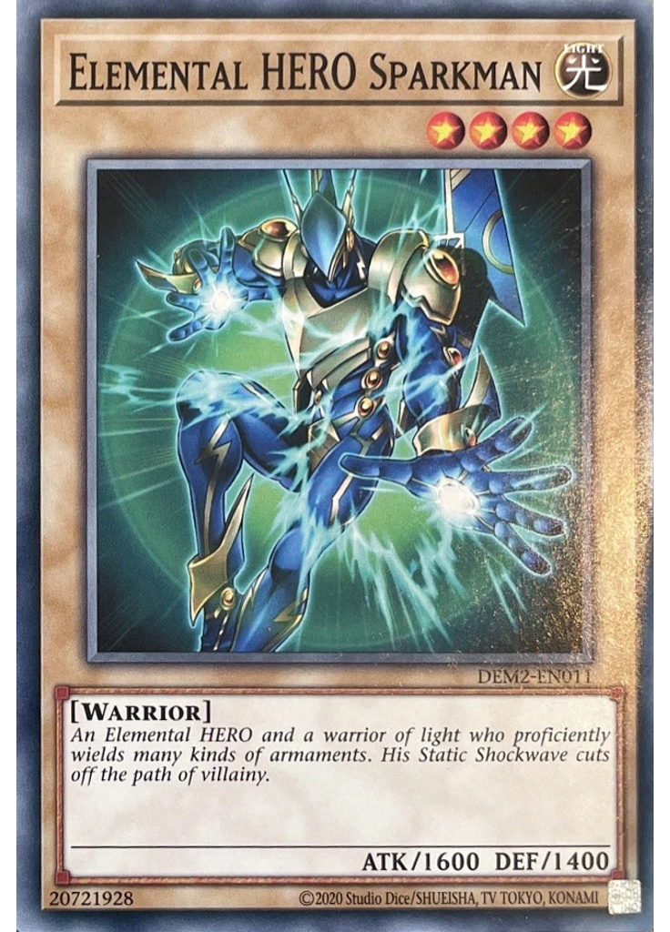 Elemental HERO Sparkman (Common Unlimited Reprint2)