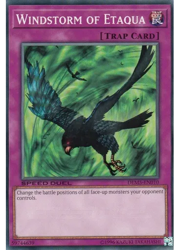 Windstorm of Etaqua — Speed Duel Demo Deck