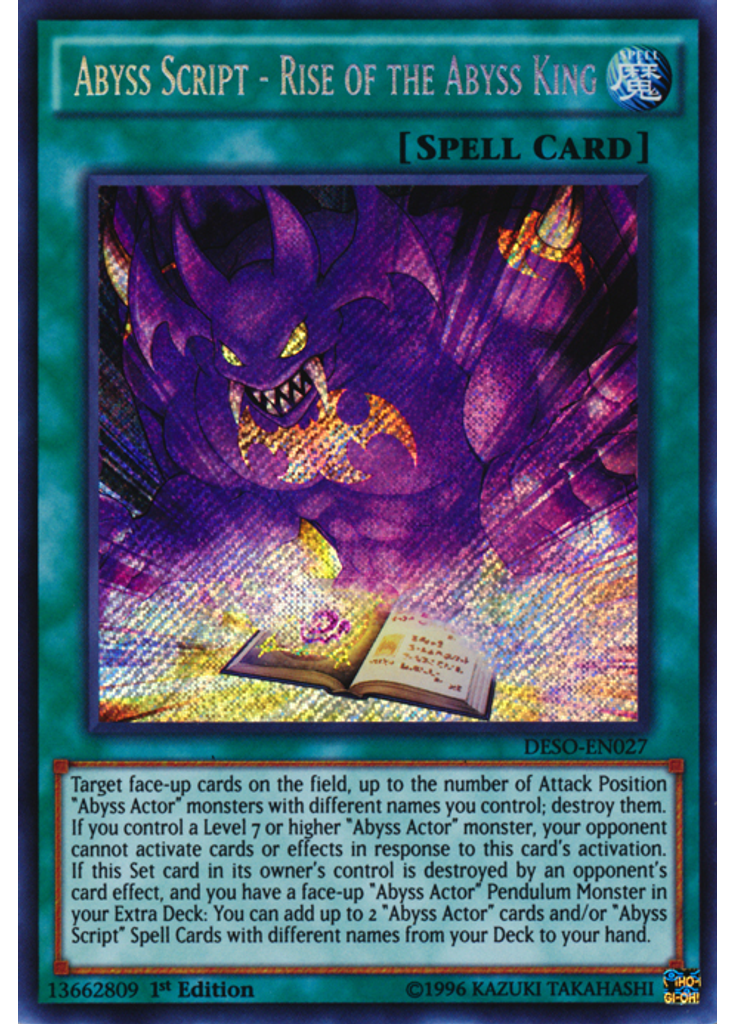 Abyss Script - Rise of the Abyss King