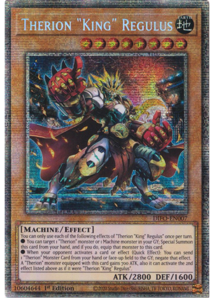 Therion "King" Regulus (Starlight Rare 1st Edition)