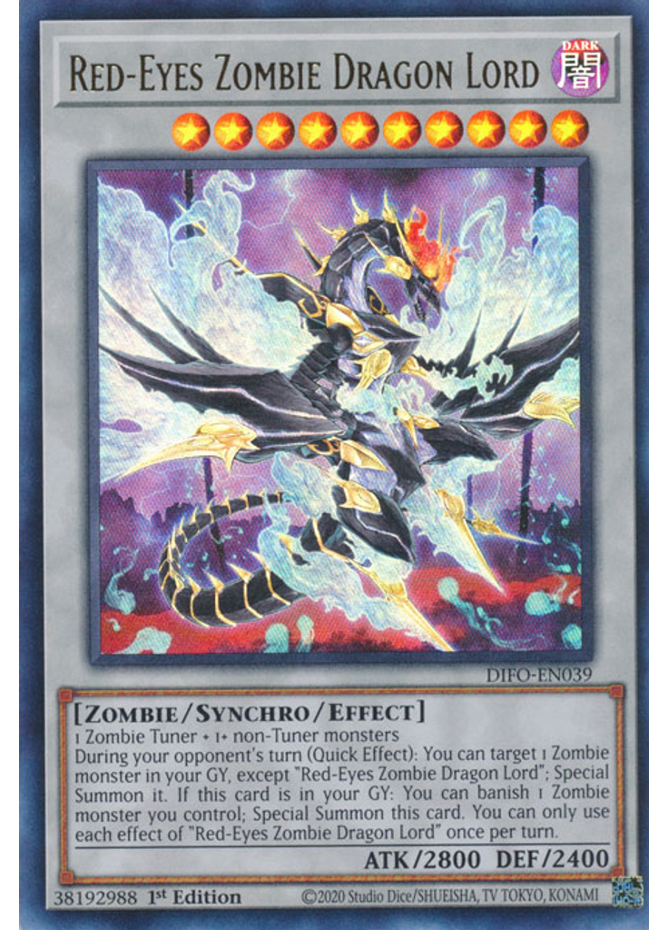 Red-Eyes Zombie Dragon Lord