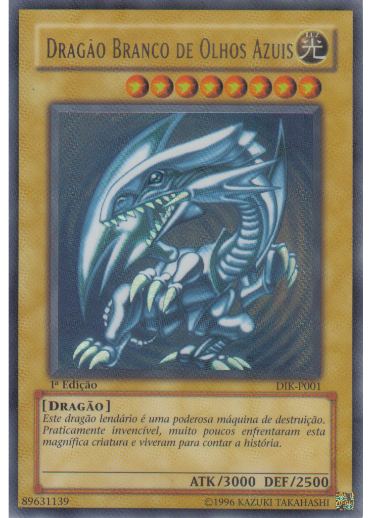 Dragão Branco de Olhos Azuis