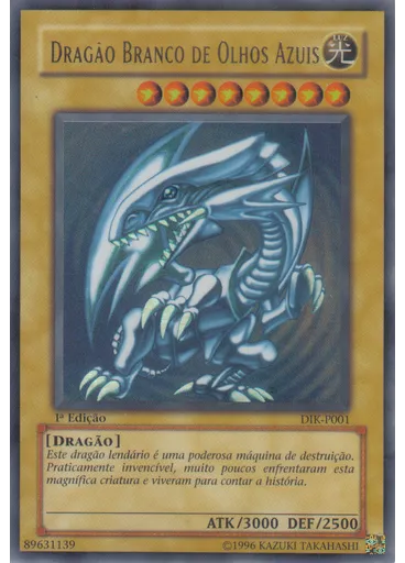 Dragão Branco de Olhos Azuis