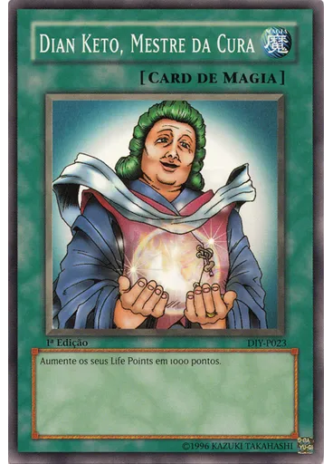Dian Keto, Mestre da Cura