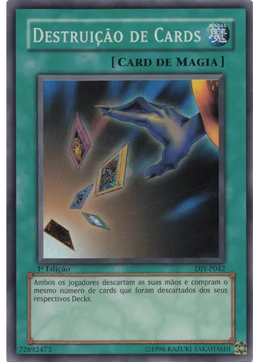 Destruição de Cards — Deck Inicial do Yugi