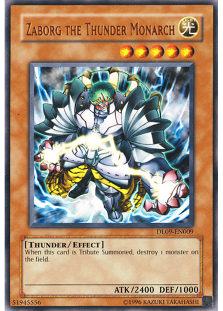Zaborg the Thunder Monarch (Rare Unlimited Copper)