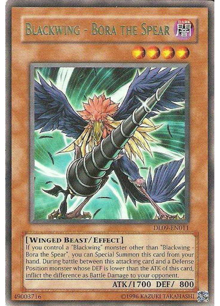 Blackwing - Bora the Spear (Rare Unlimited Green)