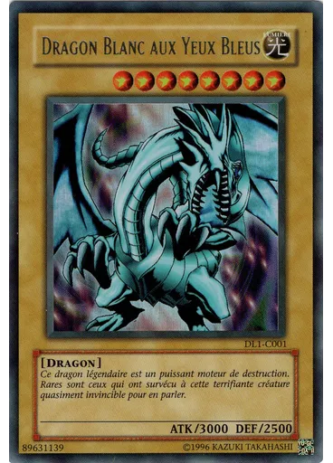 Dragon Blanc aux Yeux Bleus