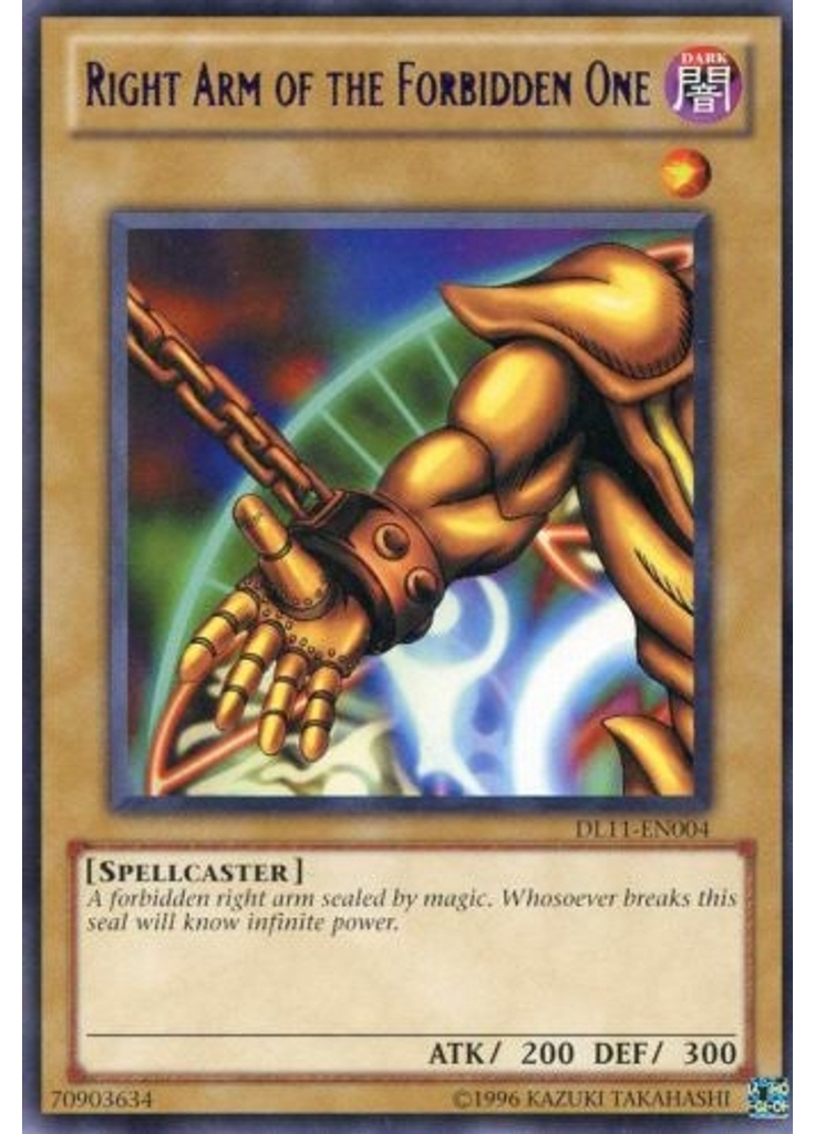 Right Arm of the Forbidden One (Rare Unlimited Purple)