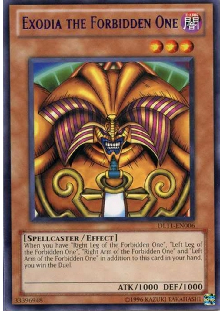 Exodia the Forbidden One (Rare Unlimited Purple)
