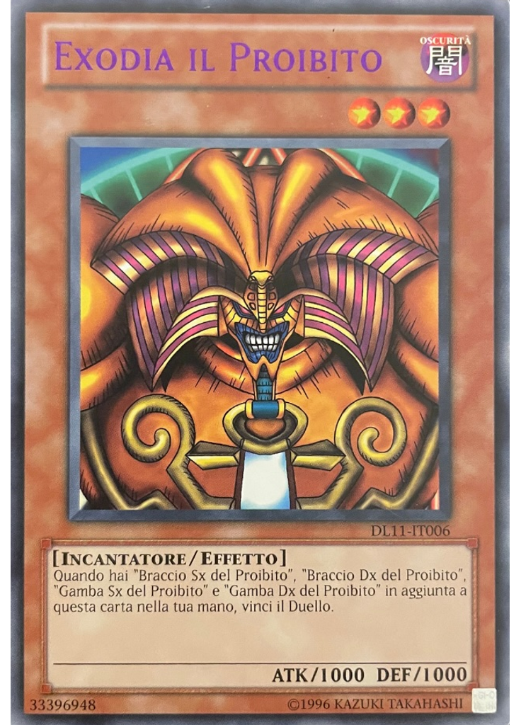Exodia il Proibito (Rare Unlimited Purple)