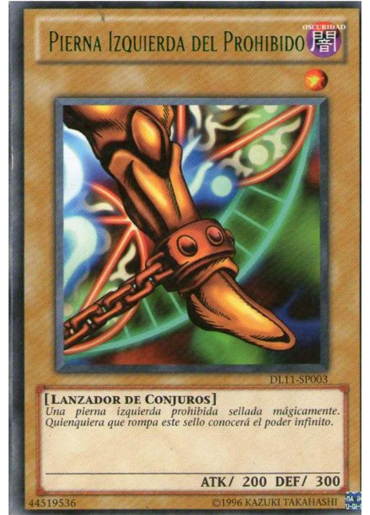 Pierna Izquierda del Prohibido (Rare Unlimited Green)
