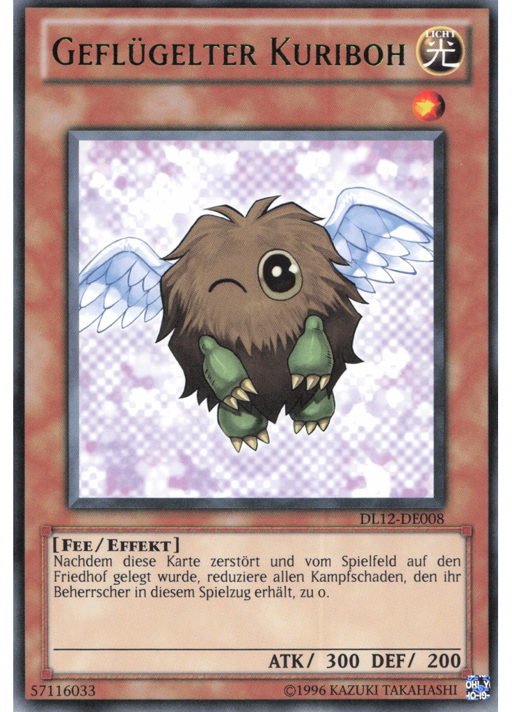 Geflügelter Kuriboh (Rare Unlimited Green)