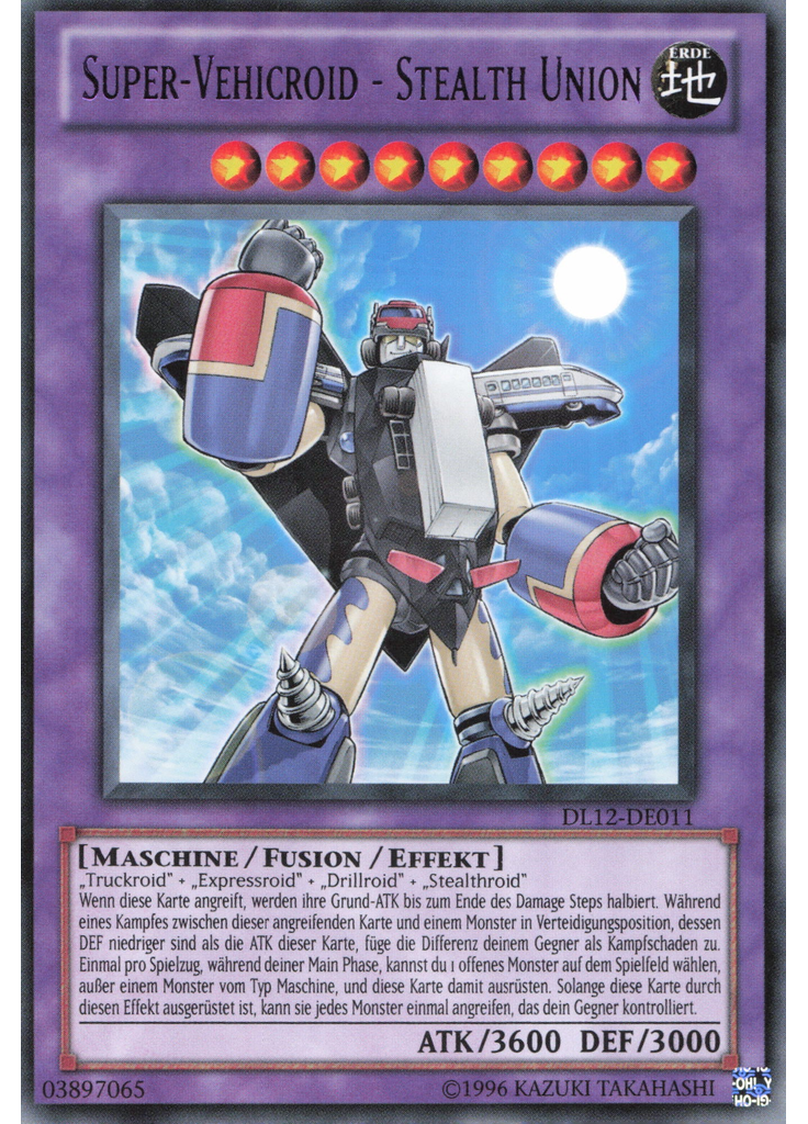 Super-Vehicroid - Stealth Union (Rare Unlimited Purple)
