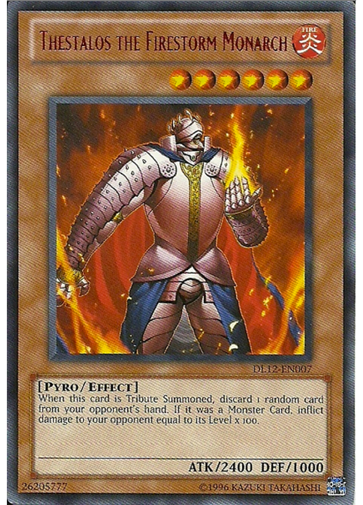 Thestalos the Firestorm Monarch (Rare Unlimited Red)