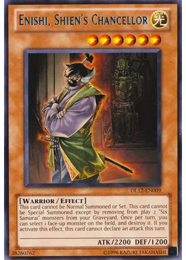 Enishi, Shien's Chancellor